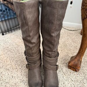Stylish Brown Knee-High Boots